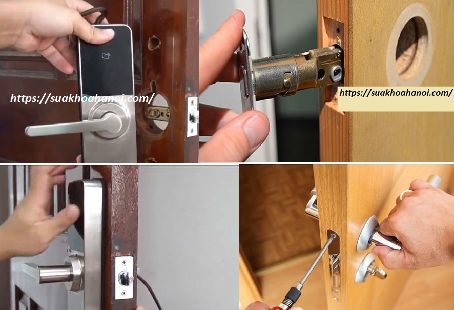 thay khóa cửa gỗ