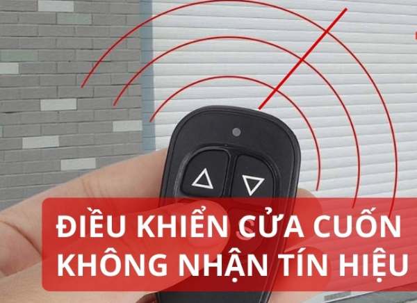 cửa cuốn không nhận tín hiệu
