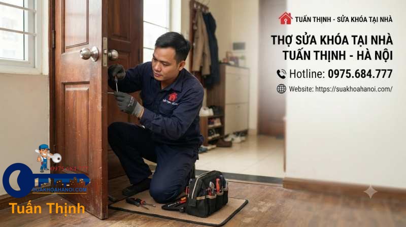 sửa khóa tay nắm tròn tại nhà