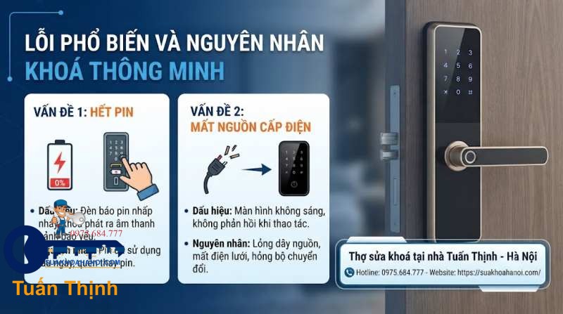 hết pin - mất nguồn điện