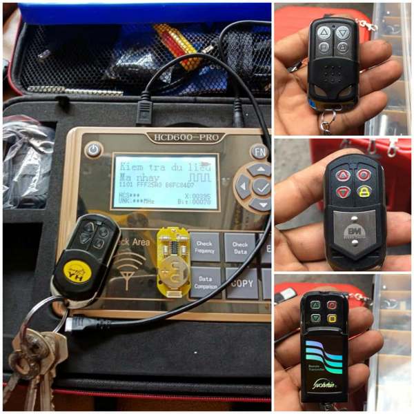 kiểm tra remote cửa cuốn