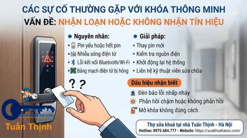 nhận loạn hoặc không nhận tín hiệu