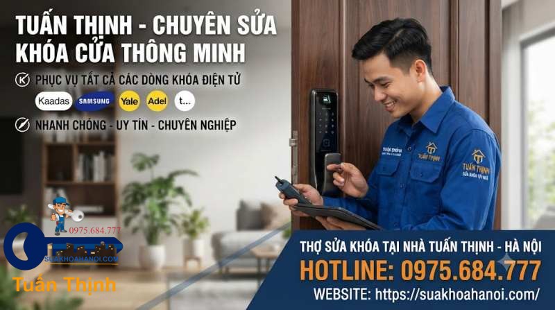 phục vụ tất cả các dòng khóa điện tử