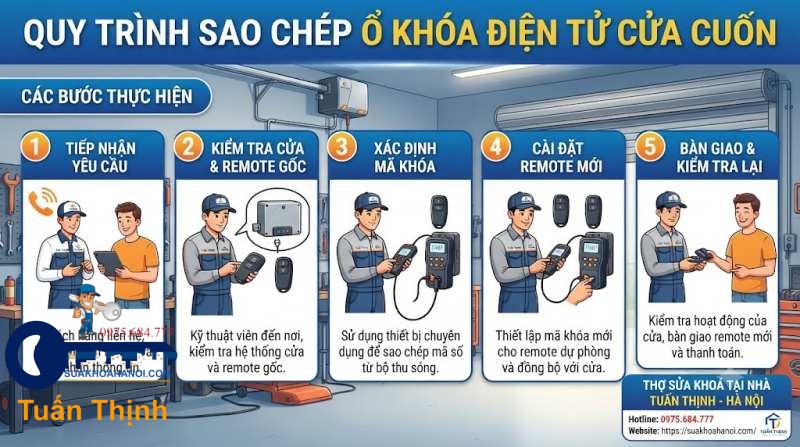 sao chép ổ khóa điện tử