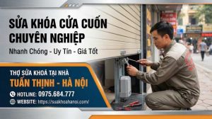 dịch vụ sửa khóa cửa cuốn