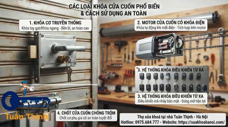 khóa cơ truyền thống bằng kim loại