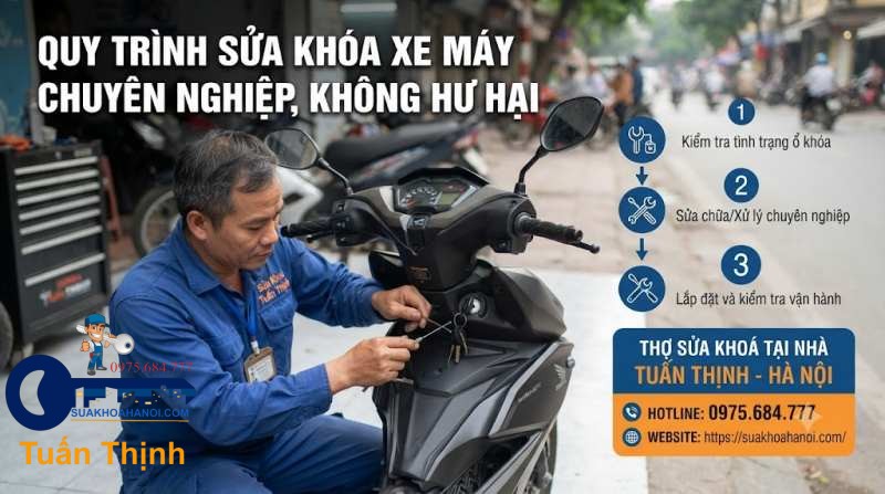 kiểm tra lại khóa sau khi sửa