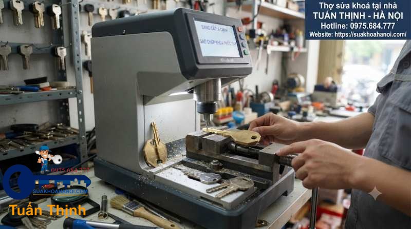máy cắt CNC cho khóa 2 cạnh đến 8 cạnh