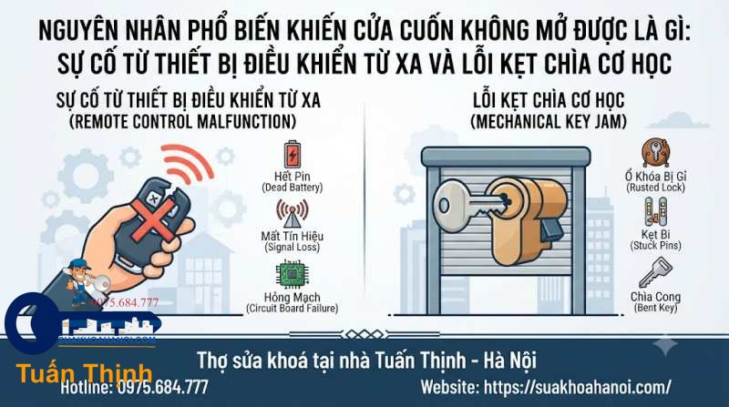 sự cố thiết bị điều khiển từ xa 