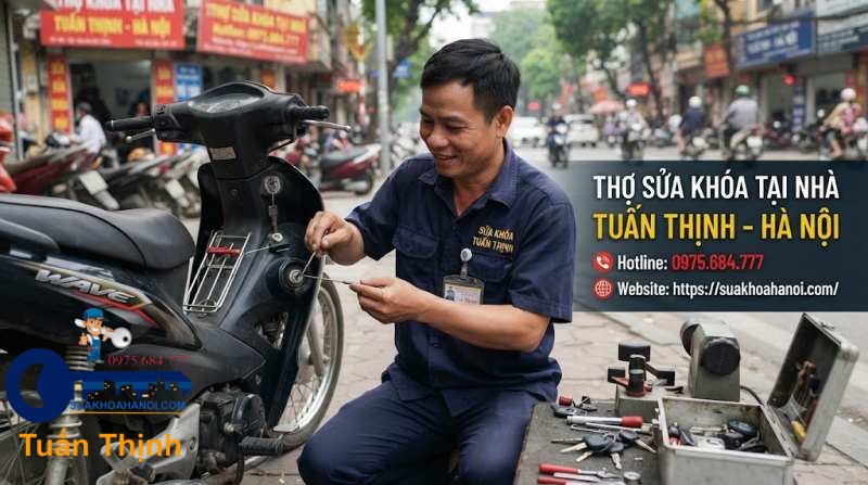 sửa khóa xe máy tại nhà