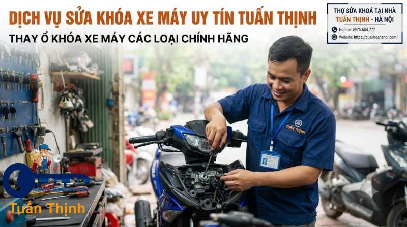 thay ổ khóa xe máy các loại chính hãng