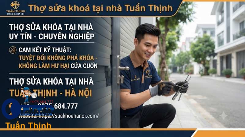 tuyệt đối không làm hư hại cửa