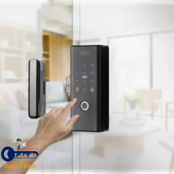 khóa hít cửa kính