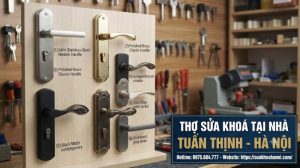 các loại khóa tay gạt