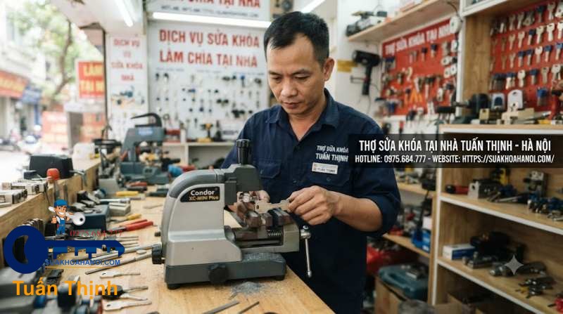 cắt chìa khóa cơ 2 cạnh 4 cạnh 