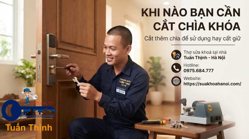 cắt thêm chìa để sử dụng hay cất giữ