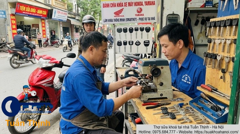 đánh chìa khóa xe máy honda yamaha