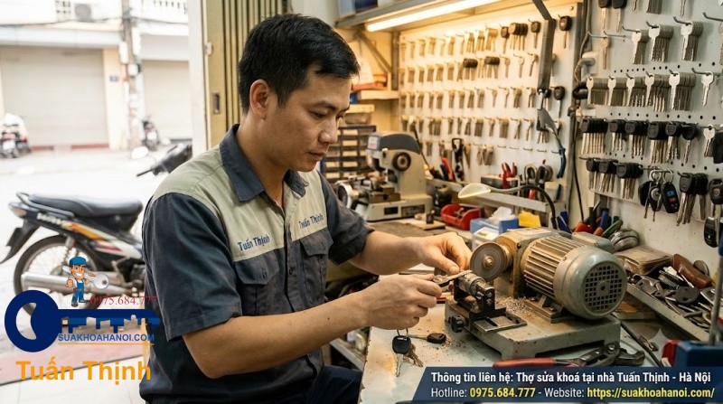 đánh thêm làm lại chìa 