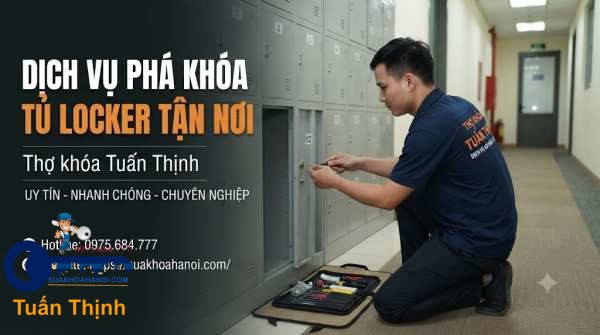 dịch vụ phá khóa tủ locker tận nơi
