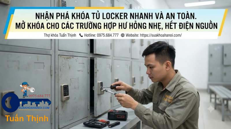 mở khóa cho các trường hợp hết nguồn điện