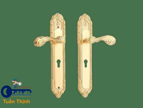 khóa tay gạt cho cửa gỗ
