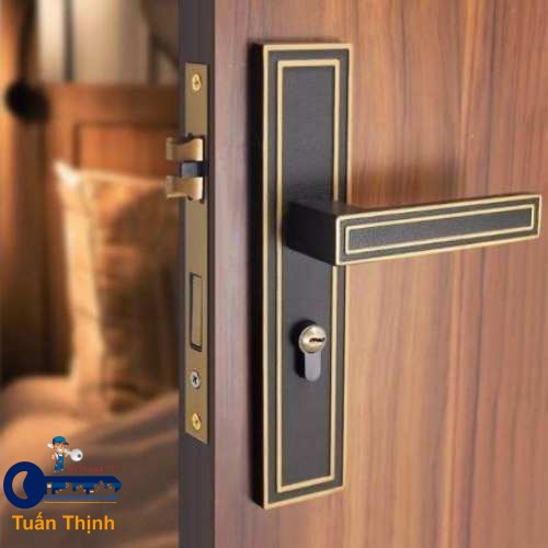 khóa tay gạt hợp kim kẽm phủ sơn tĩnh điện