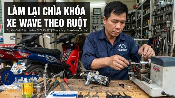 làm lại chìa khóa theo ruột khóa