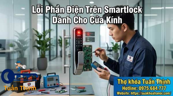 lỗi phần điện trên smartlock