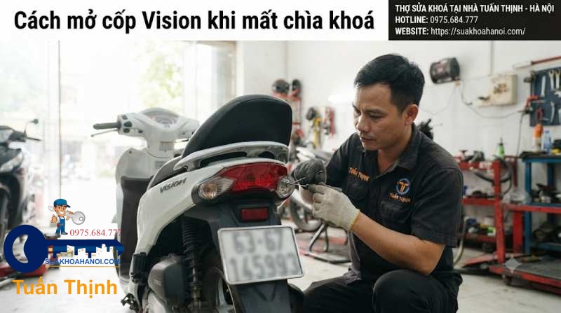 mở cốp xe khi bị mất chìa