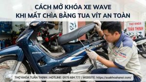mở khóad xe wave bằng tua vit