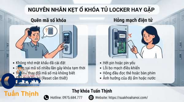 quên mã số, hỏng mạch điện