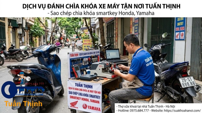 sao chép smarkey honda