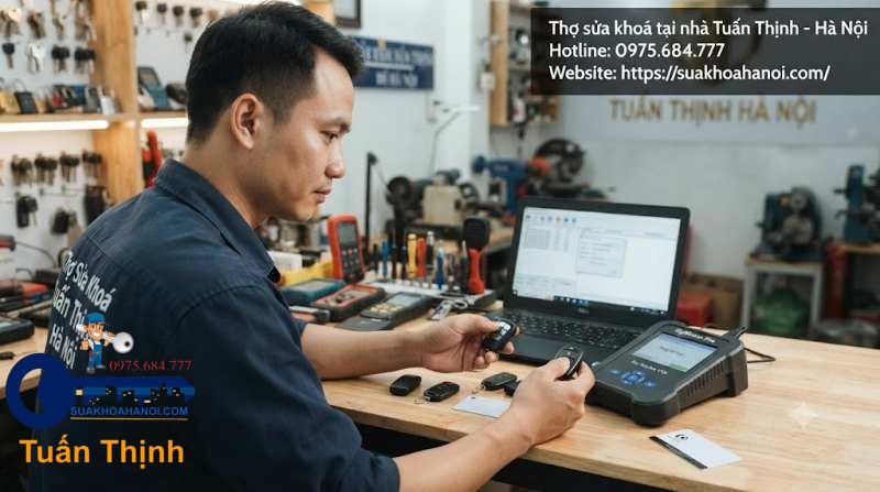 sao chép chip mở cửa điện tử thông minh