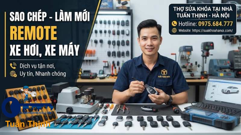 sao chép làm mới remote các loại