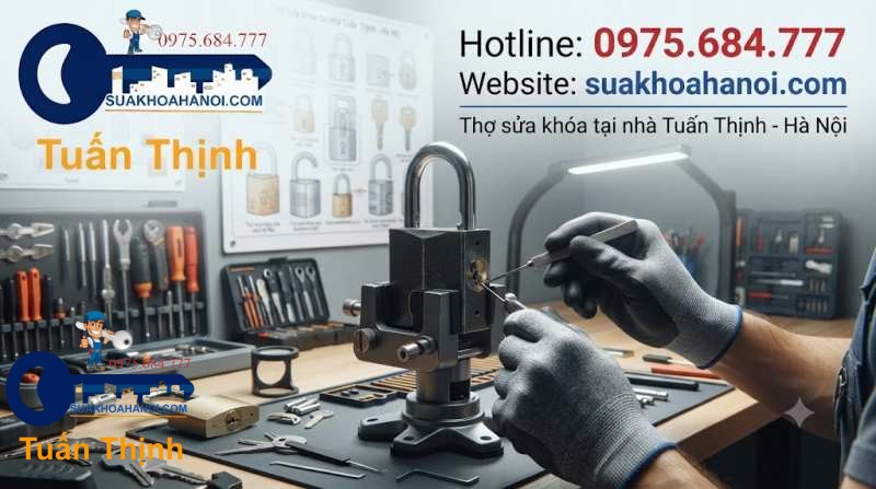 dịch vụ sửa khóa móc bấm