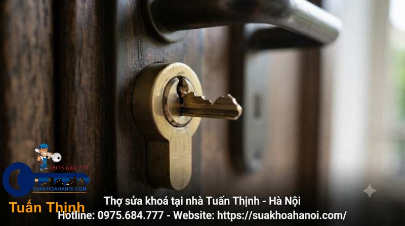 đoạn gãy chìm sâu trong ruột khóa