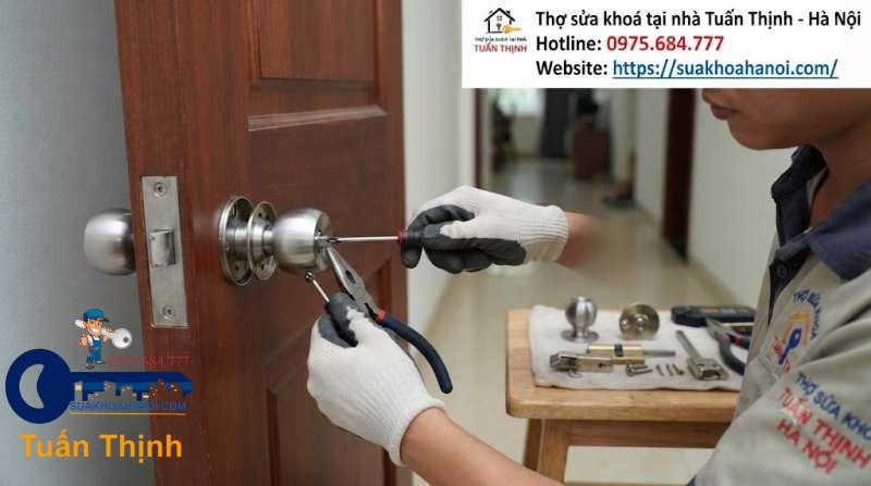 dụng cụ tháo lắp khóa tay nắm tròn