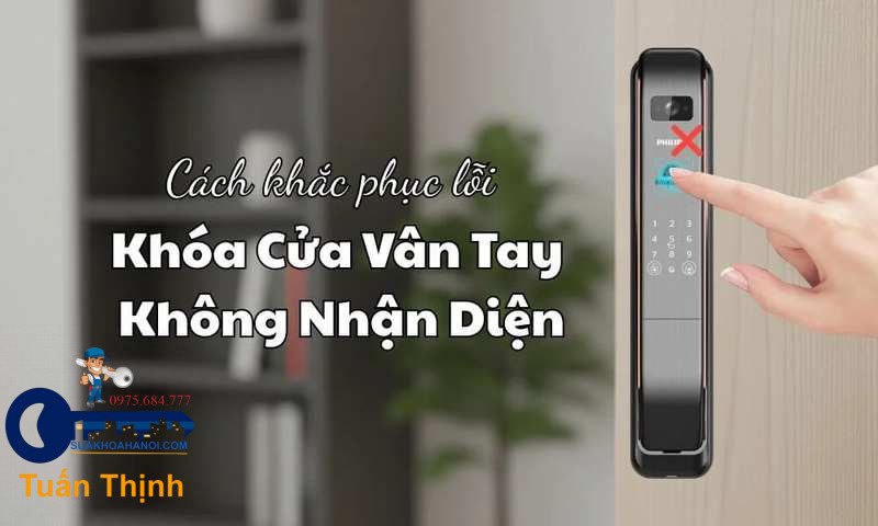 Khóa điện tử báo lỗi dù nhập đúng vân tay